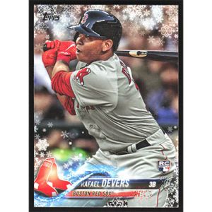 2018 Topps Wal-Mart Holiday Snowflake #HMW67 Rafael Devers