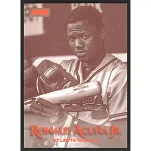 2019 Stadium Club Sepia #56 Ronald Acuna Jr.