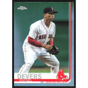 2019 Topps Chrome Refractors #184 Rafael Devers