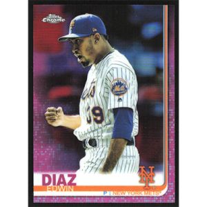 2019 Topps Chrome Update Pink Refractors #16 Edwin Diaz