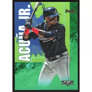 2019 Topps Fire Green #37 Ronald Acuna Jr.