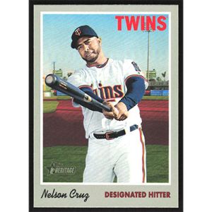 2019 Topps Heritage #134 Nelson Cruz