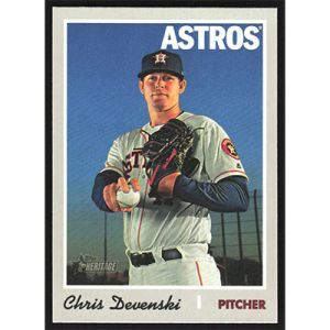 2019 Topps Heritage #713 Chris Devenski SP