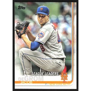 2019 Topps #19 Jacob deGrom League Leaders