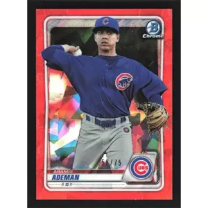 2020 Bowman Chrome Sapphire Prospects Orange #BCP-110 Aramis Ademan