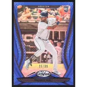 2020 Panini Chronicles Certified Blue #7 Yordan Alvarez