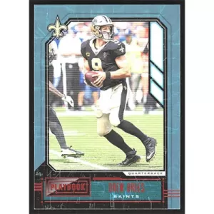 2020 Panini Playbook Orange #84 Drew Brees