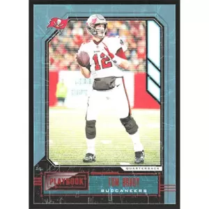 2020 Panini Playbook Orange #87 Tom Brady