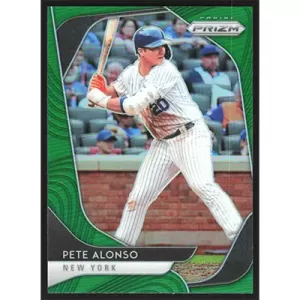 2020 Panini Prizm Green #66 Pete Alonso