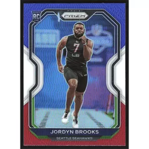 2020 Panini Prizm Red White and Blue #388 Jordyn Brooks
