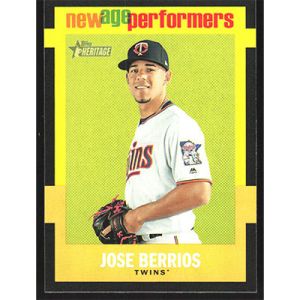 2020 Topps Heritage New Age Performers #NAP-9 Jose Berrios