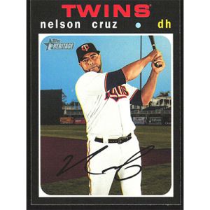 2020 Topps Heritage #186 Nelson Cruz