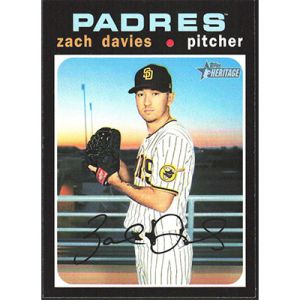 2020 Topps Heritage #631 Zach Davies