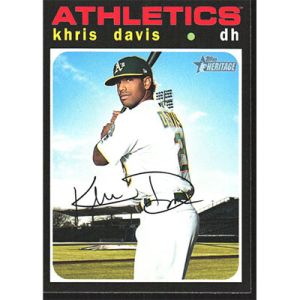 2020 Topps Heritage #81 Khris Davis