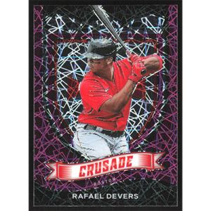 2021 Panini Chronicles Crusade Purple Velocity #11 Rafael Devers