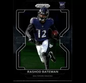 2021 Panini Chronicles Prizm Black #PB-12 Rashod Bateman