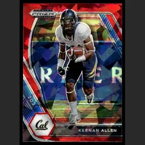 2021 Panini Prizm Draft Picks Red Ice Prizms #42 Keenan Allen