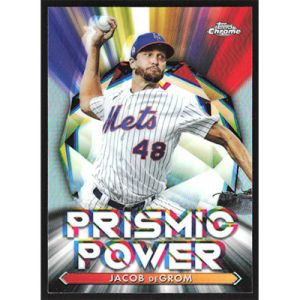 2021 Topps Chrome Prismic Power #PP-1 Jacob deGrom