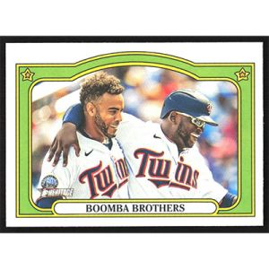 2021 Topps Heritage High Number Combo Cards #CC-4 N. Cruz/M. Sano