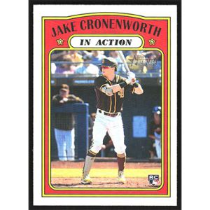 2021 Topps Heritage #20 Jake Cronenworth In Action