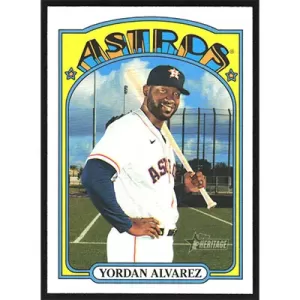 2021 Topps Heritage #500 Yordan Alvarez SP