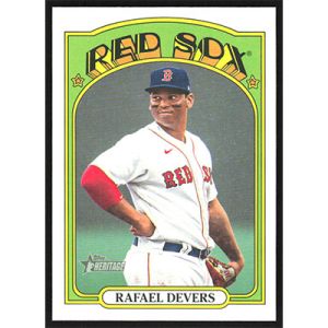 2021 Topps Heritage #645 Rafael Devers