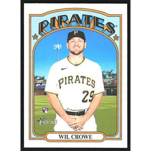2021 Topps Heritage #705 Wil Crowe SP