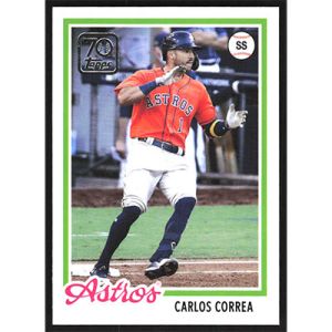 2021 Topps Update 70 Years of Topps Baseball #70YT-28 Carlos Correa