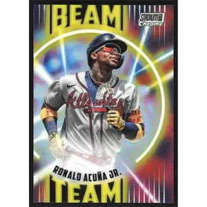 2022 Stadium Club Chrome Beam Team #BT-1 Ronald Acuna Jr.