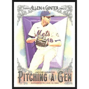 2022 Topps Allen & Ginter Pitching a Gem #PAG-12 Jacob deGrom