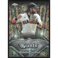 2022 Topps Chrome Club Plaques #P-19 Brandon Crawford