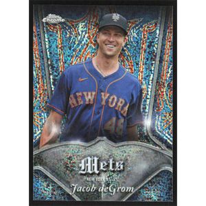2022 Topps Chrome Club Plaques #P-23 Jacob deGrom