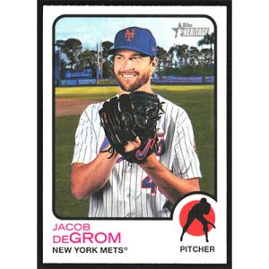 2022 Topps Heritage #250 Jacob deGrom