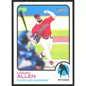 2022 Topps Heritage #695 Logan Allen
