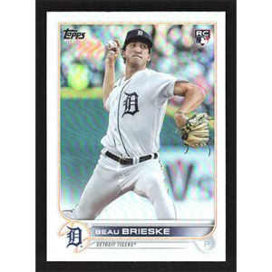 2022 Topps Update Rainbow Foil #US23 Beau Brieske