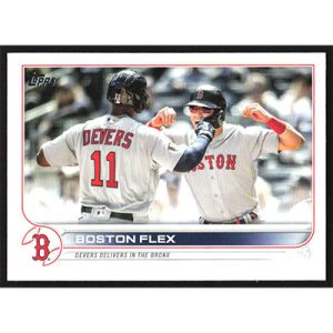 2022 Topps Update #US11 R. Devers/E. Hernandez Veteran Combos