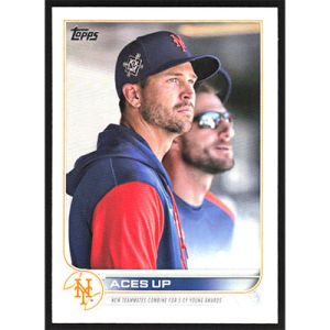 2022 Topps Update #US288 J. deGrom/M. Scherzer Veteran Combos