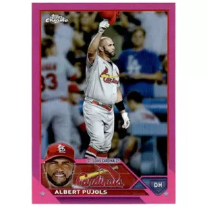2023 Topps Chrome Pink Refractor #143 Albert Pujols
