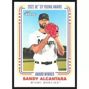 2023 Topps Heritage Award Winners #AW-3 Sandy Alcantara