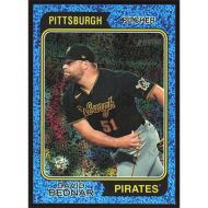 2023 Topps Heritage Chrome Blue Sparkle #547 David Bednar