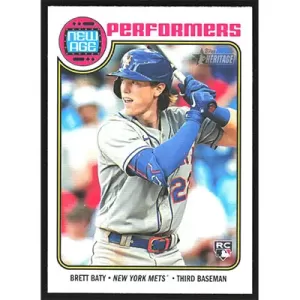 2023 Topps Heritage New Age Performers #NA-12 Brett Baty