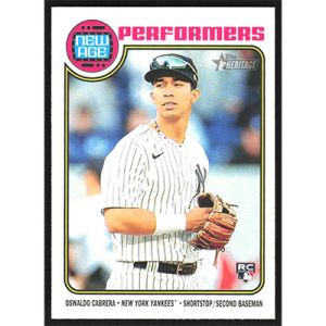 2023 Topps Heritage New Age Performers #NA-9 Oswaldo Cabrera