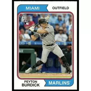 2023 Topps Heritage #322 Peyton Burdick