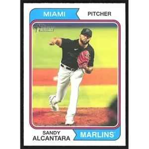 2023 Topps Heritage #358 Sandy Alcantara