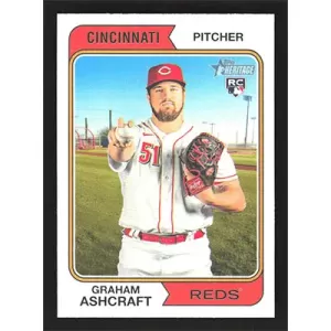 2023 Topps Heritage #383 Graham Ashcraft