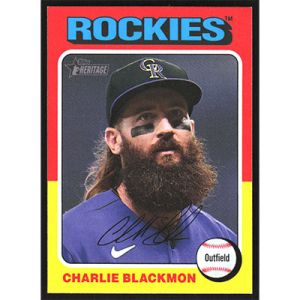 2024 Topps Heritage #167 Charlie Blackmon
