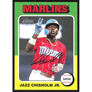 2024 Topps Heritage #409 Jazz Chisholm Jr.