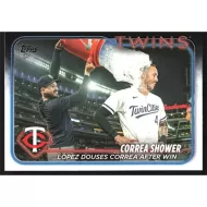 2024 Topps #155 C. Correa/P. Lopez Checklist