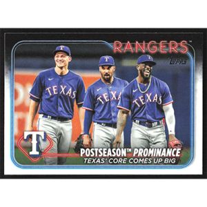 2024 Topps #656 C. Seager/M. Semien/A. Garcia Checklist