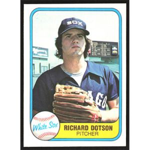 1981 Fleer #356 Richard Dotson